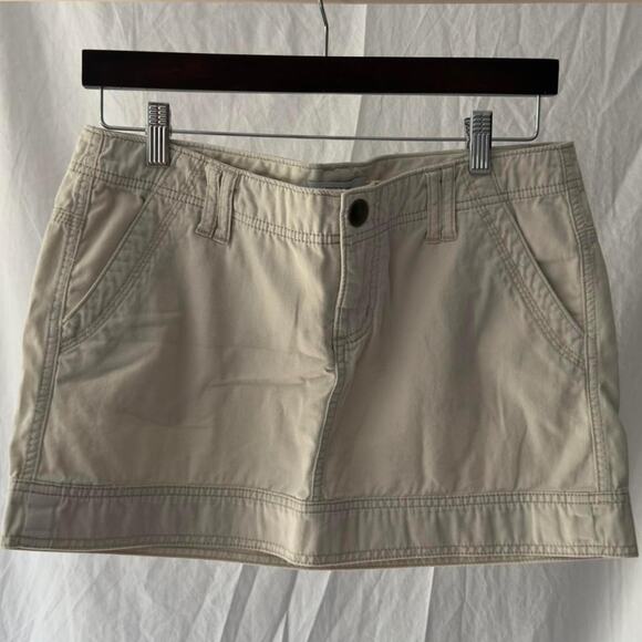 Express khaki mini skirt - Picture 1 of 6